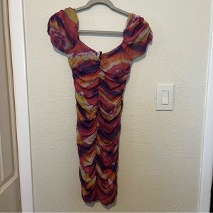 Urban Outfitters Ruched Mini Dress Size Small
